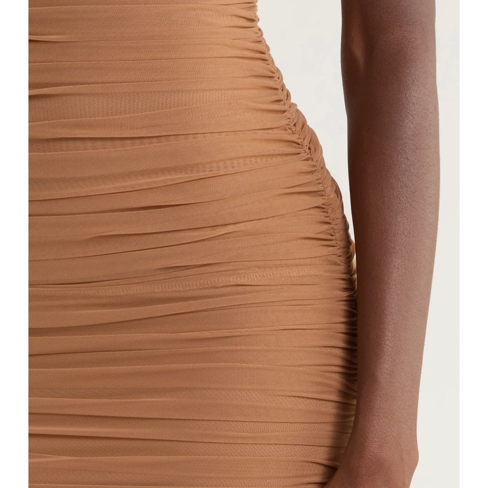 EUC House of CB Fornarina Strapless Tan Dress - Picture 10 of 10